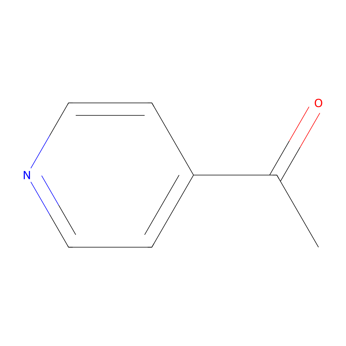4-Acetylpyridine molecular structure, CAS 1122-54-9