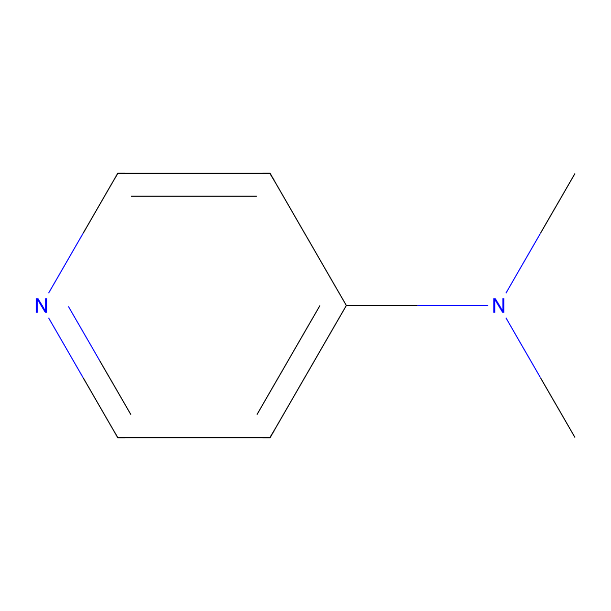 4-(Dimethylamino)pyridine molecular structure, CAS 1122-58-3