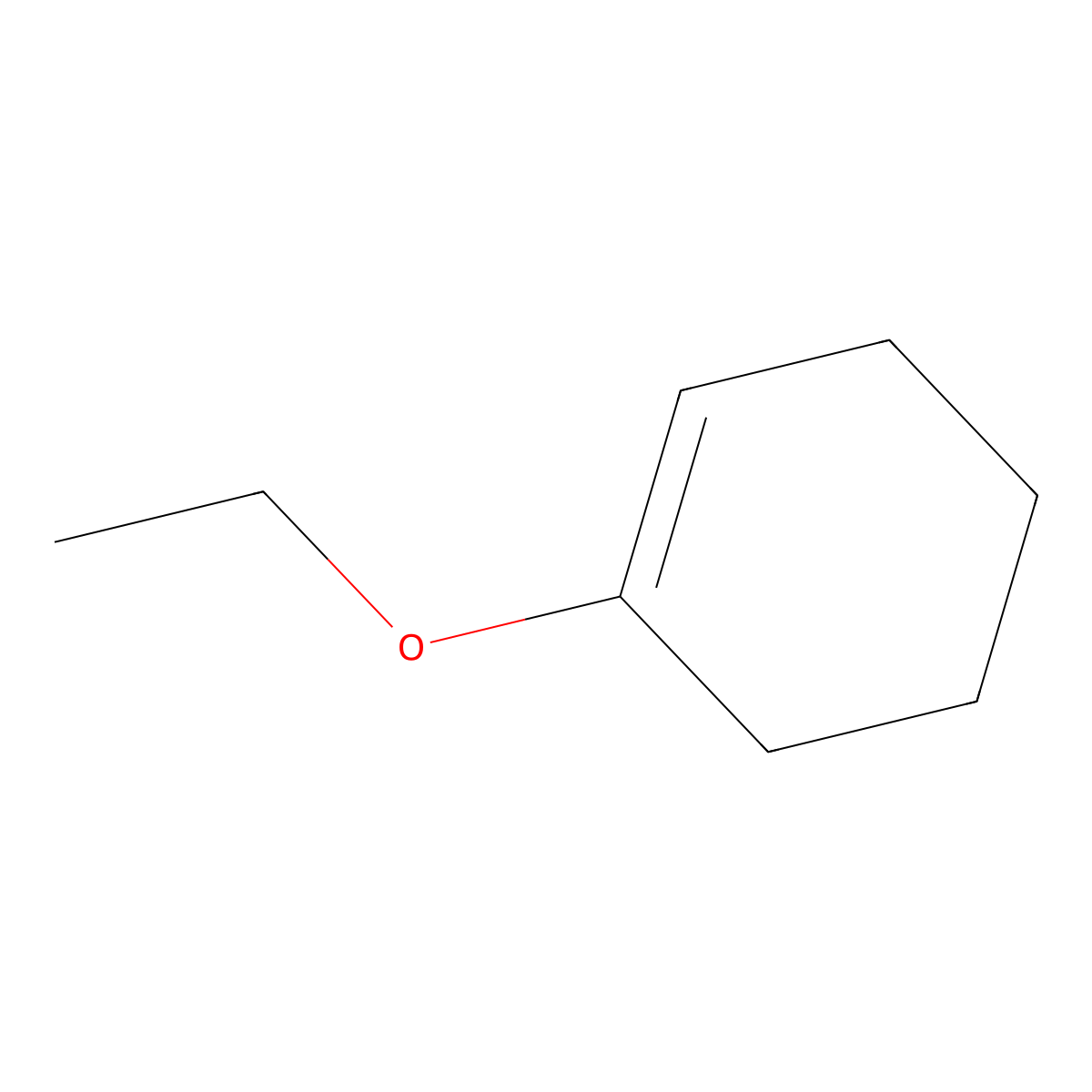 1-Ethoxycyclohexene molecular structure, CAS 1122-84-5