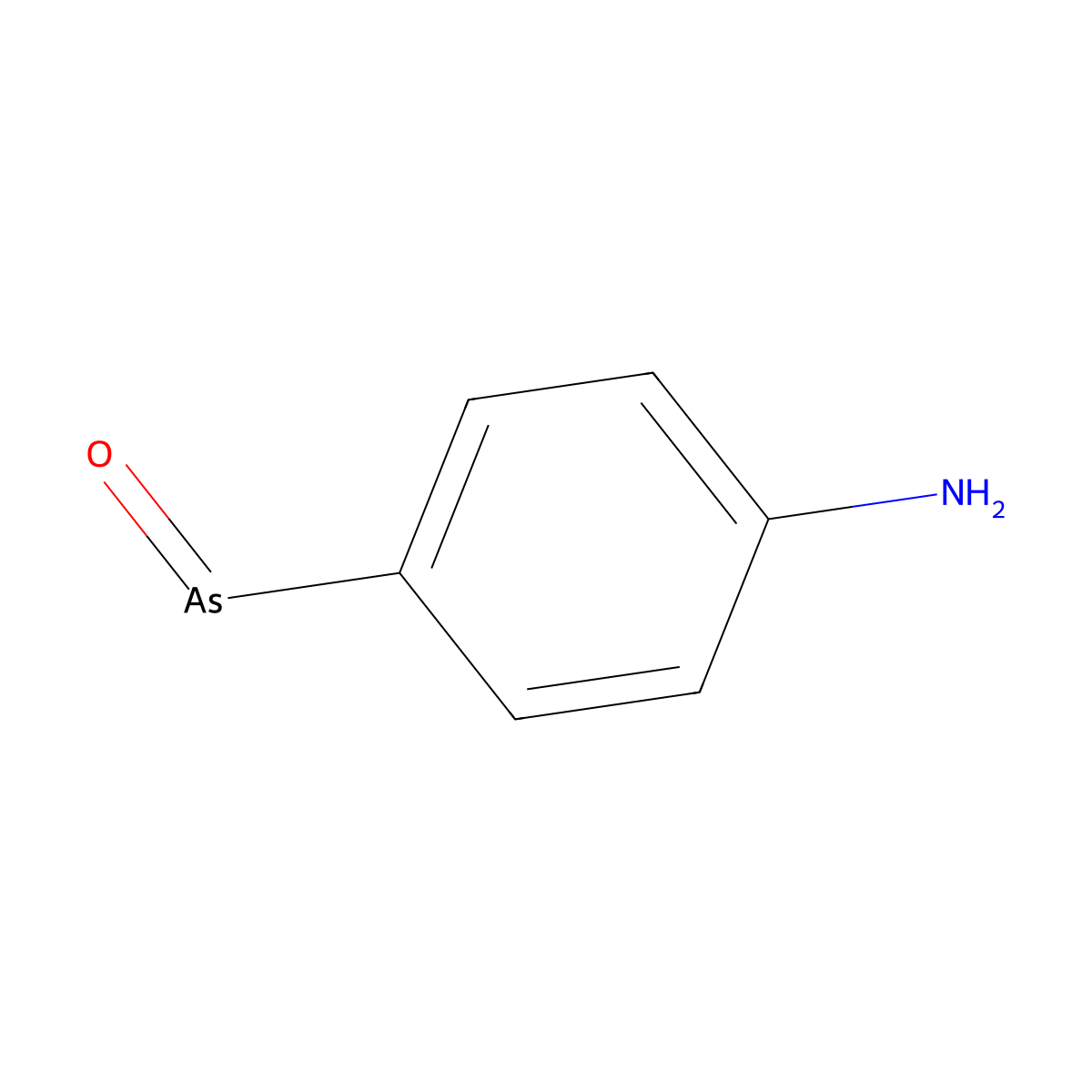 4-Arsenosobenzenamine molecular structure, CAS 1122-90-3