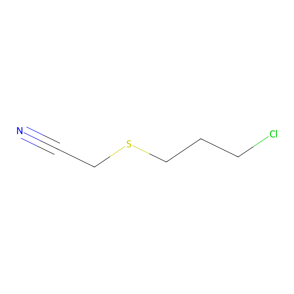 2-[(3-Chloropropyl)sulfanyl]acetonitrile molecular structure, CAS 112212-93-8