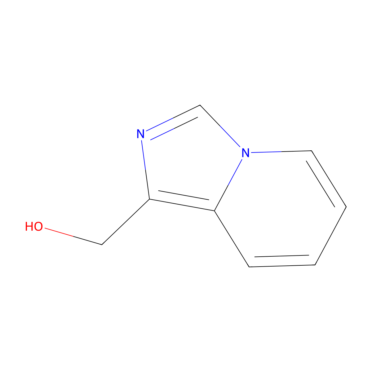 Imidazo(1,5-a)pyridin-1-ylmethanol molecular structure, CAS 112230-23-6