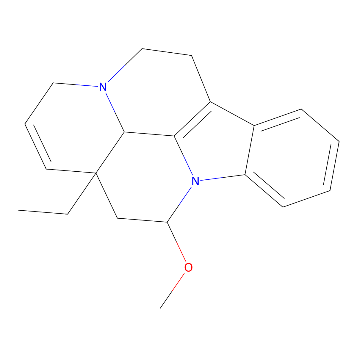 16-O-Methyl-14,15-didehydroisovincanol molecular structure, CAS 112237-71-5