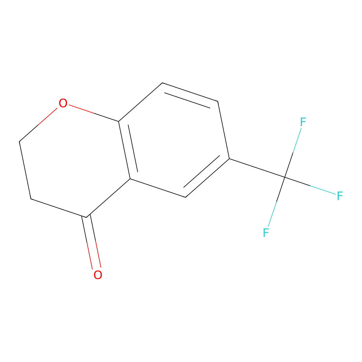 6-(Trifluoromethyl)chroman-4-one molecular structure, CAS 1122410-37-0