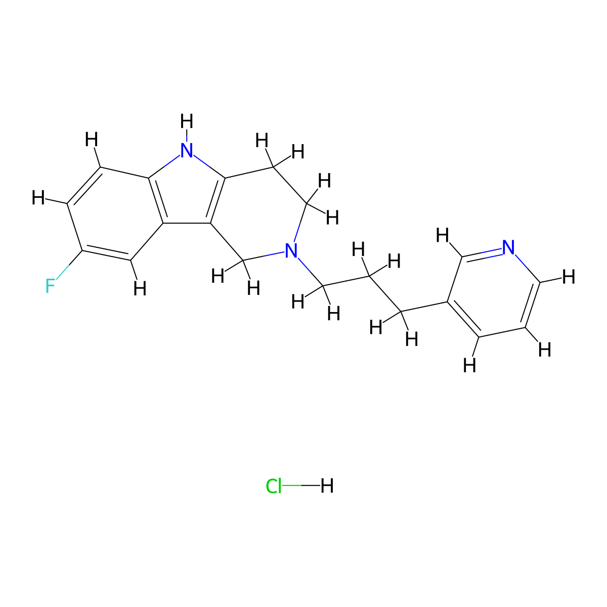 Gevotroline Hydrochloride molecular structure, CAS 112243-58-0