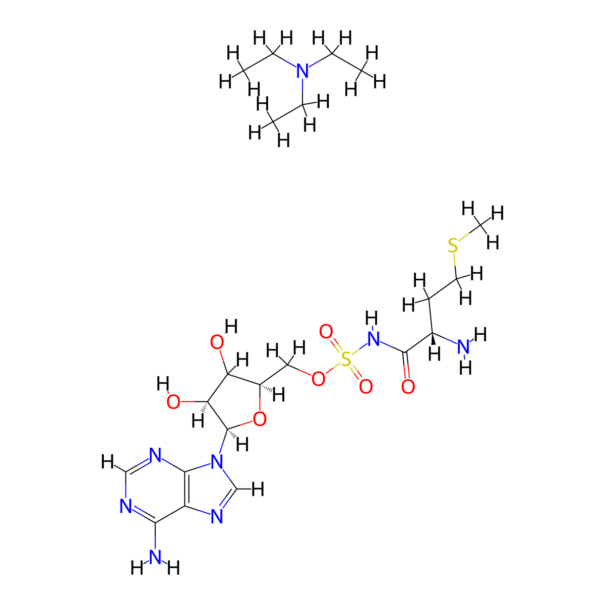 Met-AMS (TEA) molecular structure, CAS 1122489-97-7
