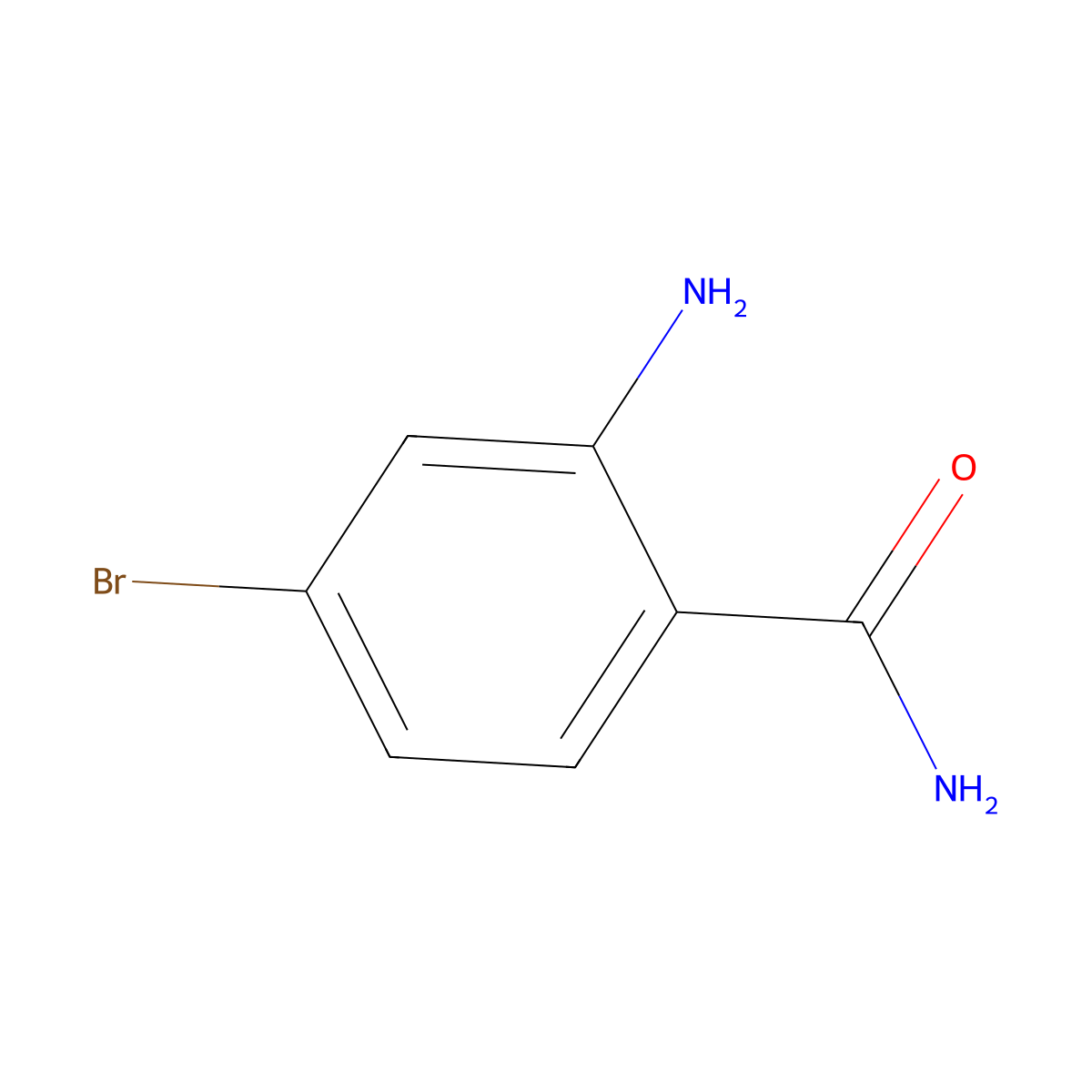 2-Amino-4-bromobenzamide molecular structure, CAS 112253-70-0
