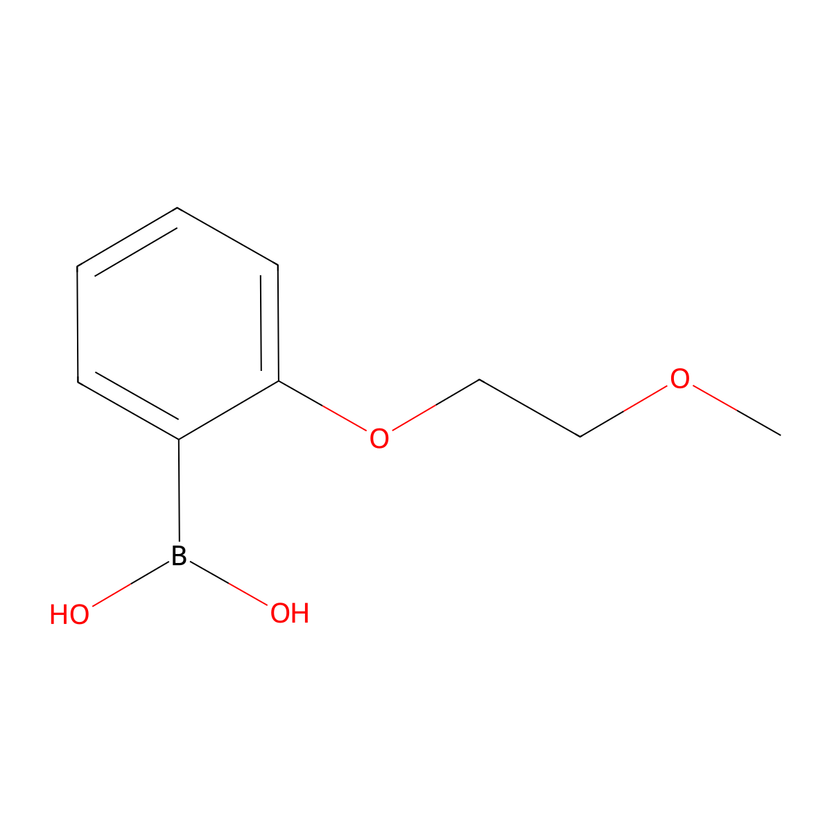 [2-(2-Methoxyethoxy)phenyl]boronic acid molecular structure, CAS 1122568-09-5