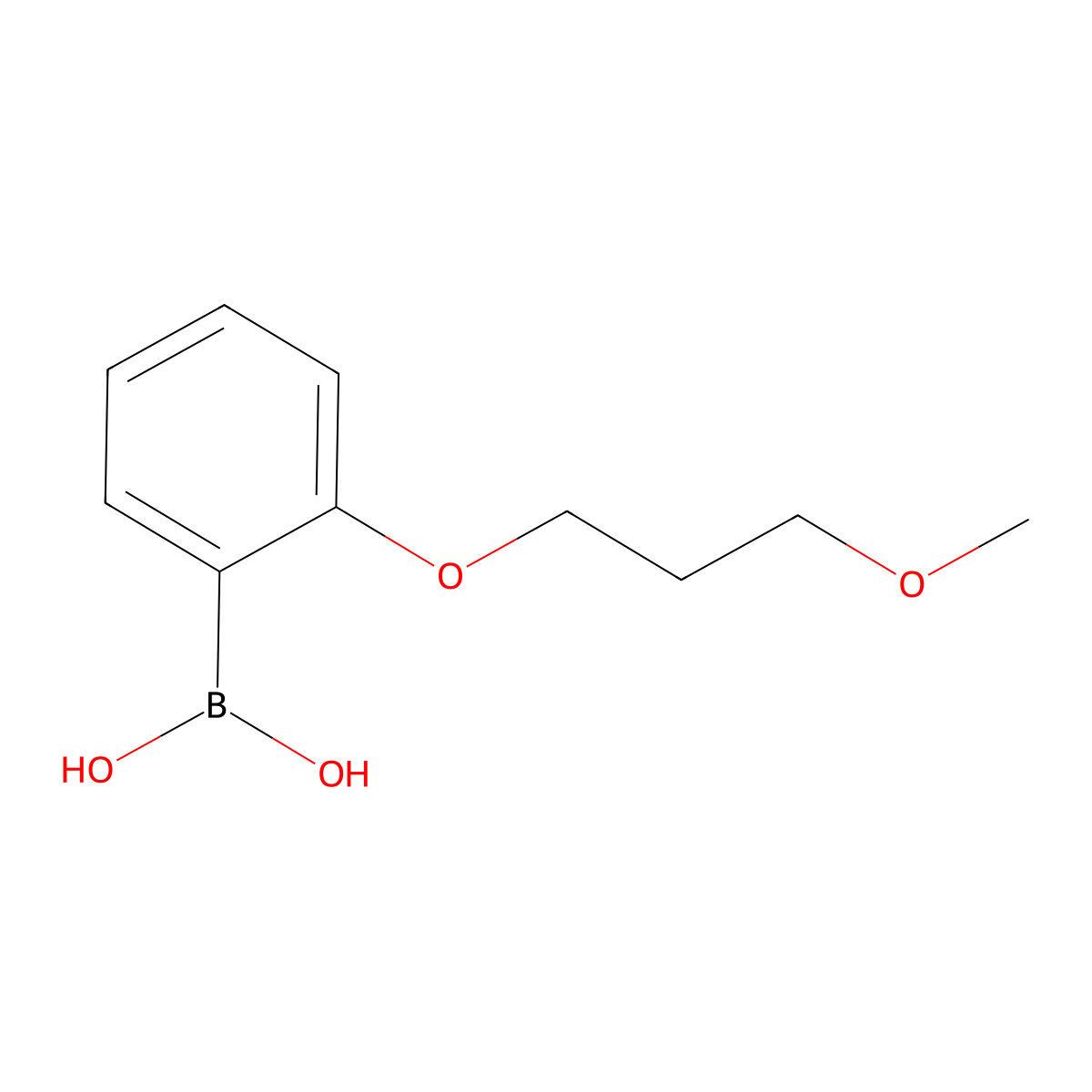 2-(3-Methoxypropoxy)phenylboronic acid molecular structure, CAS 1122568-12-0