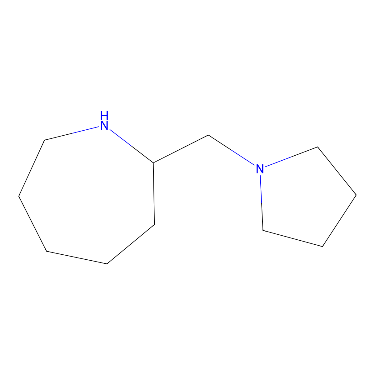 2-(Pyrrolidin-1-ylmethyl)azepane molecular structure, CAS 112282-41-4