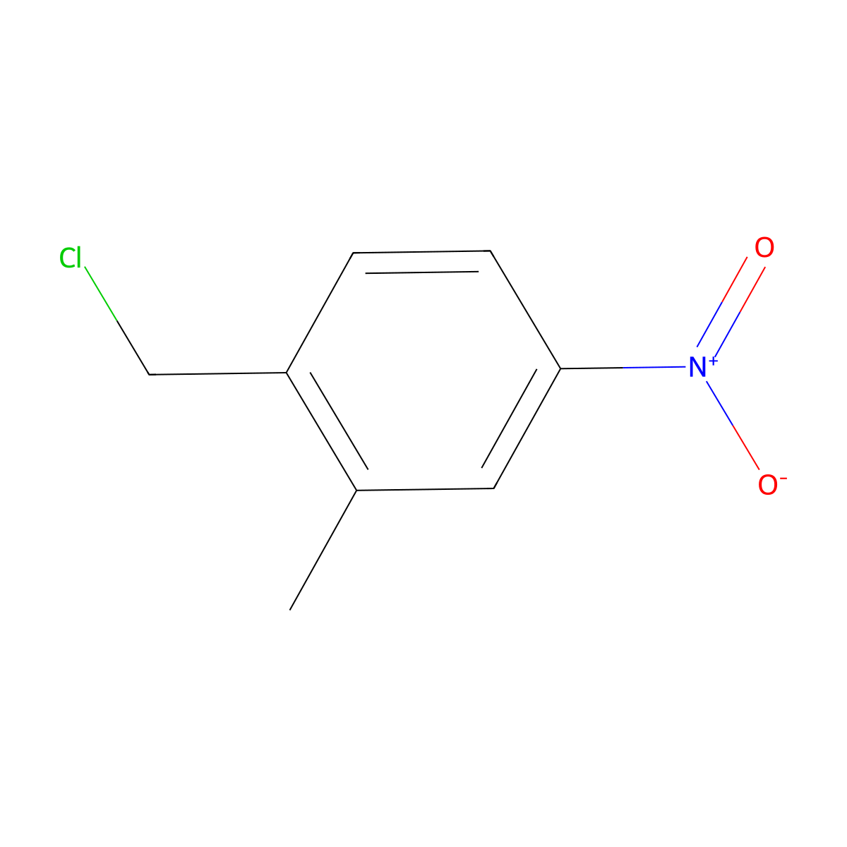 1-(Chloromethyl)-2-methyl-4-nitrobenzene molecular structure, CAS 112299-39-5