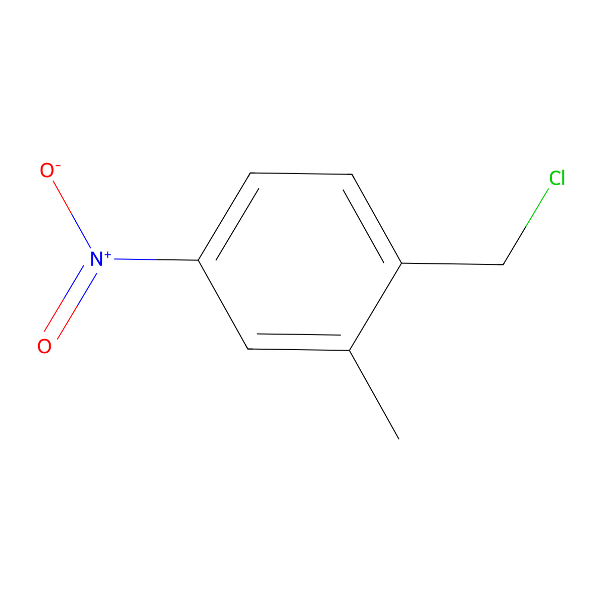 1-(Chloromethyl)-2-methyl-4-nitrobenzene molecular structure, CAS 112299-39-5
