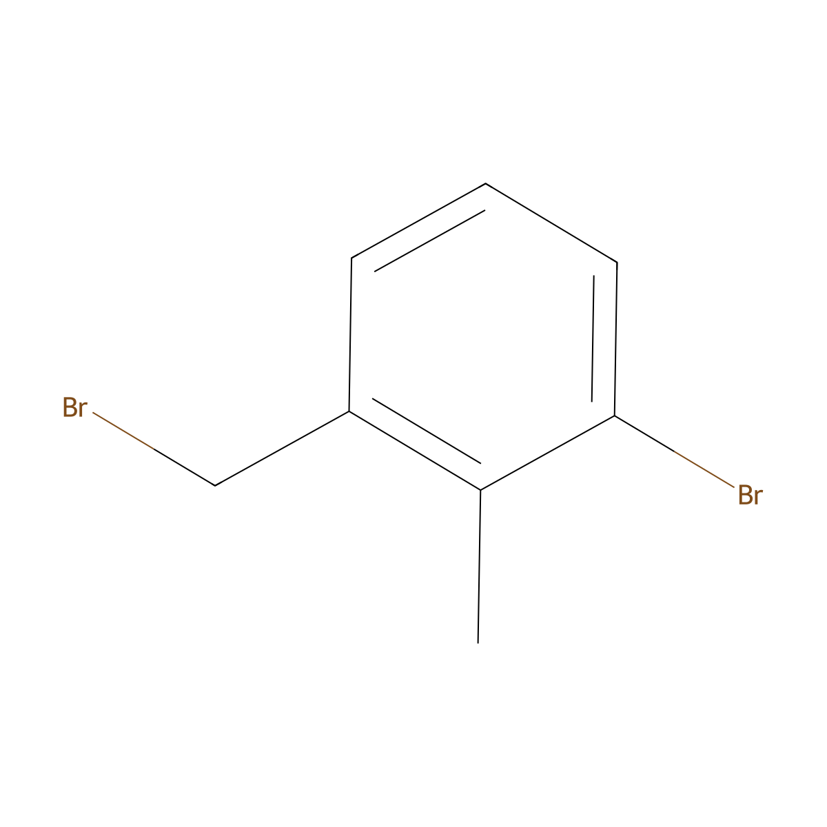 1-Bromo-3-(bromomethyl)-2-methylbenzene molecular structure, CAS 112299-62-4