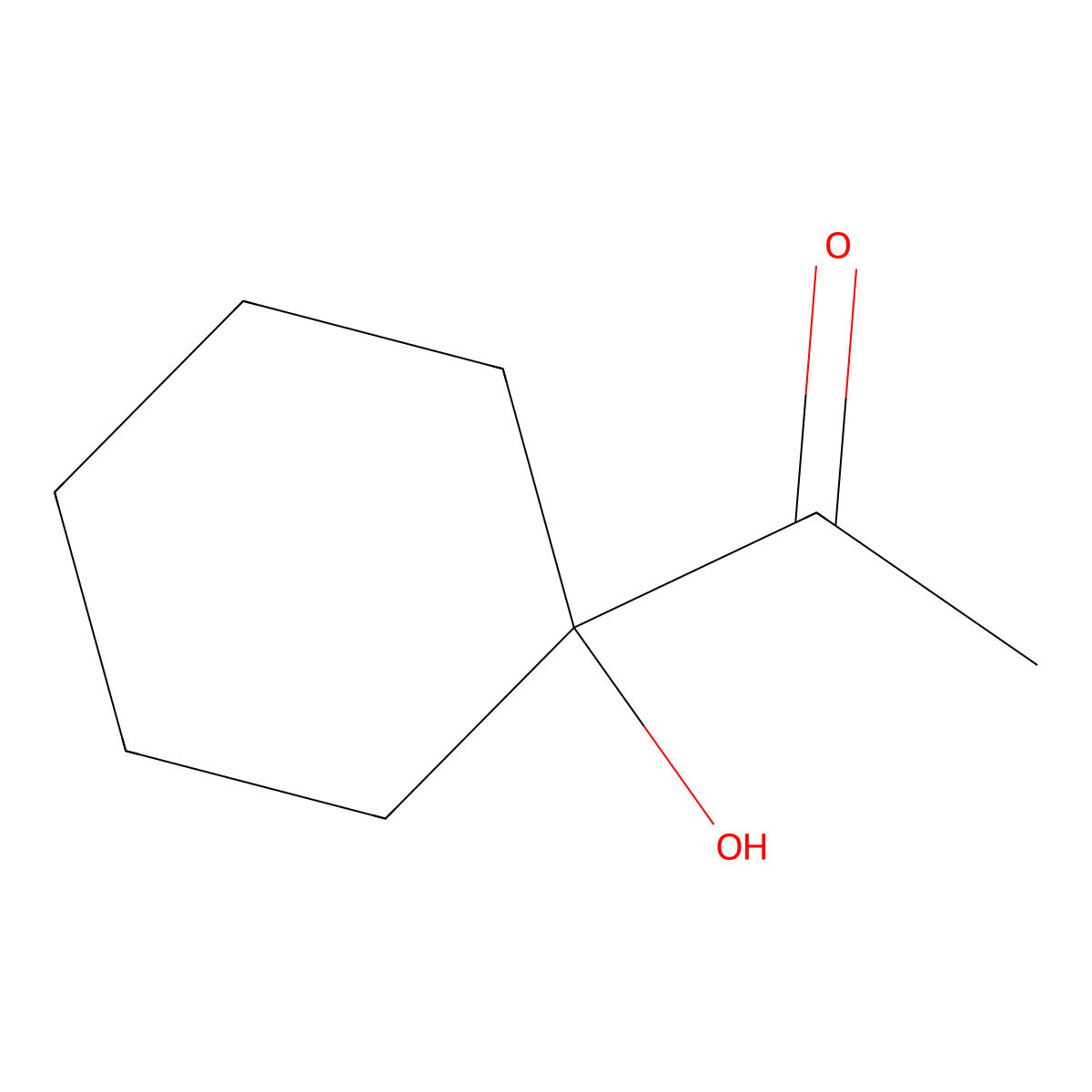1-Acetylcyclohexanol molecular structure, CAS 1123-27-9