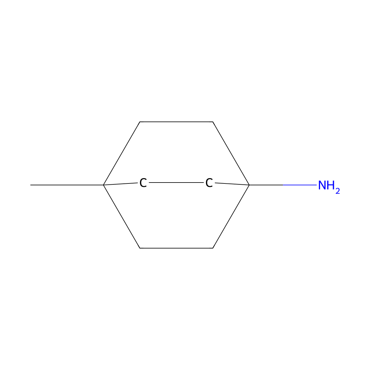 4-Methylbicyclo[2.2.2]octan-1-amine molecular structure, CAS 1123-38-2