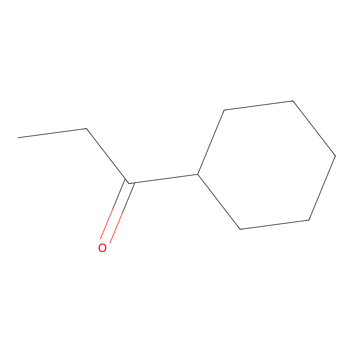 1-Cyclohexylpropan-1-one molecular structure, CAS 1123-86-0