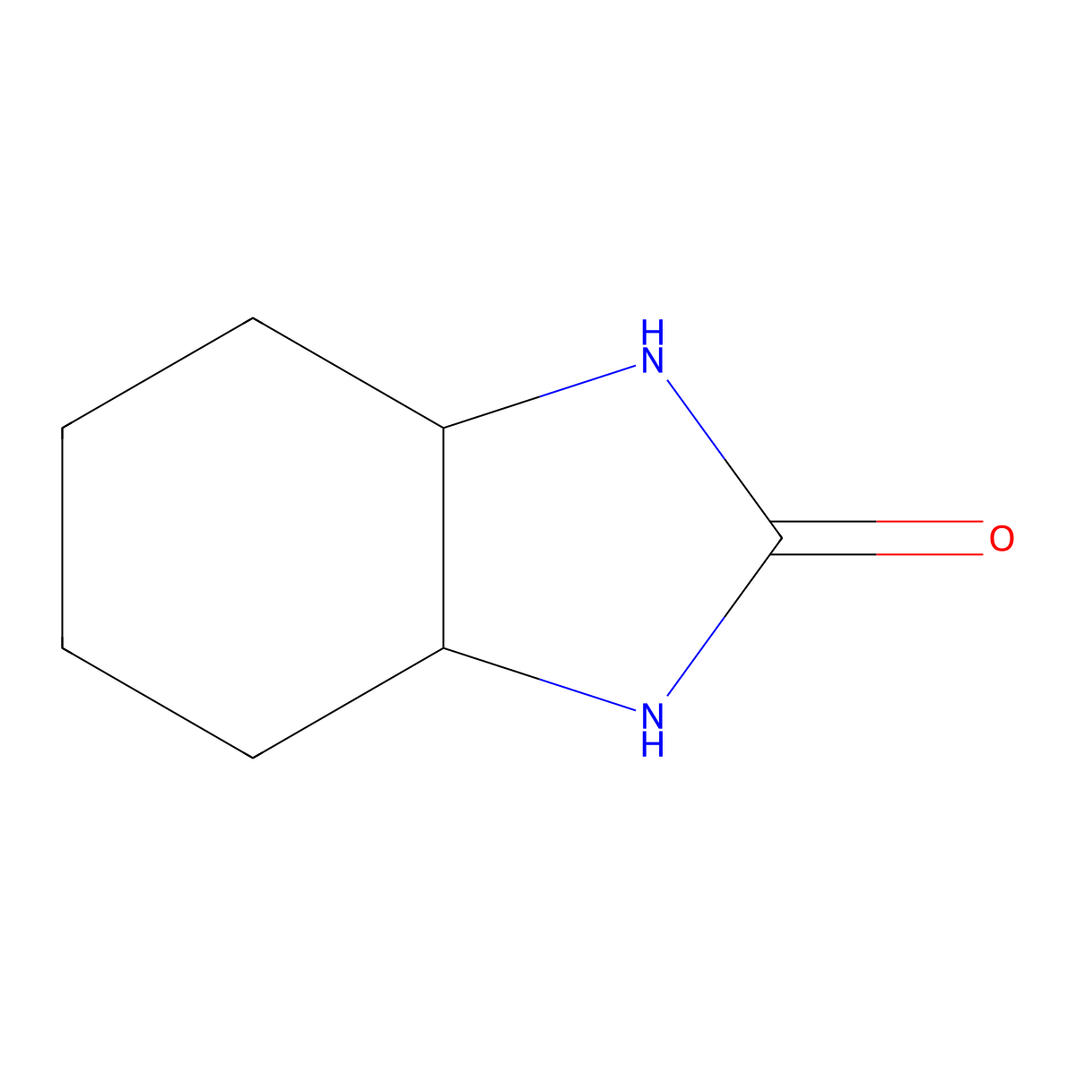 Hexahydro-2-benzimidazolinone molecular structure, CAS 1123-97-3