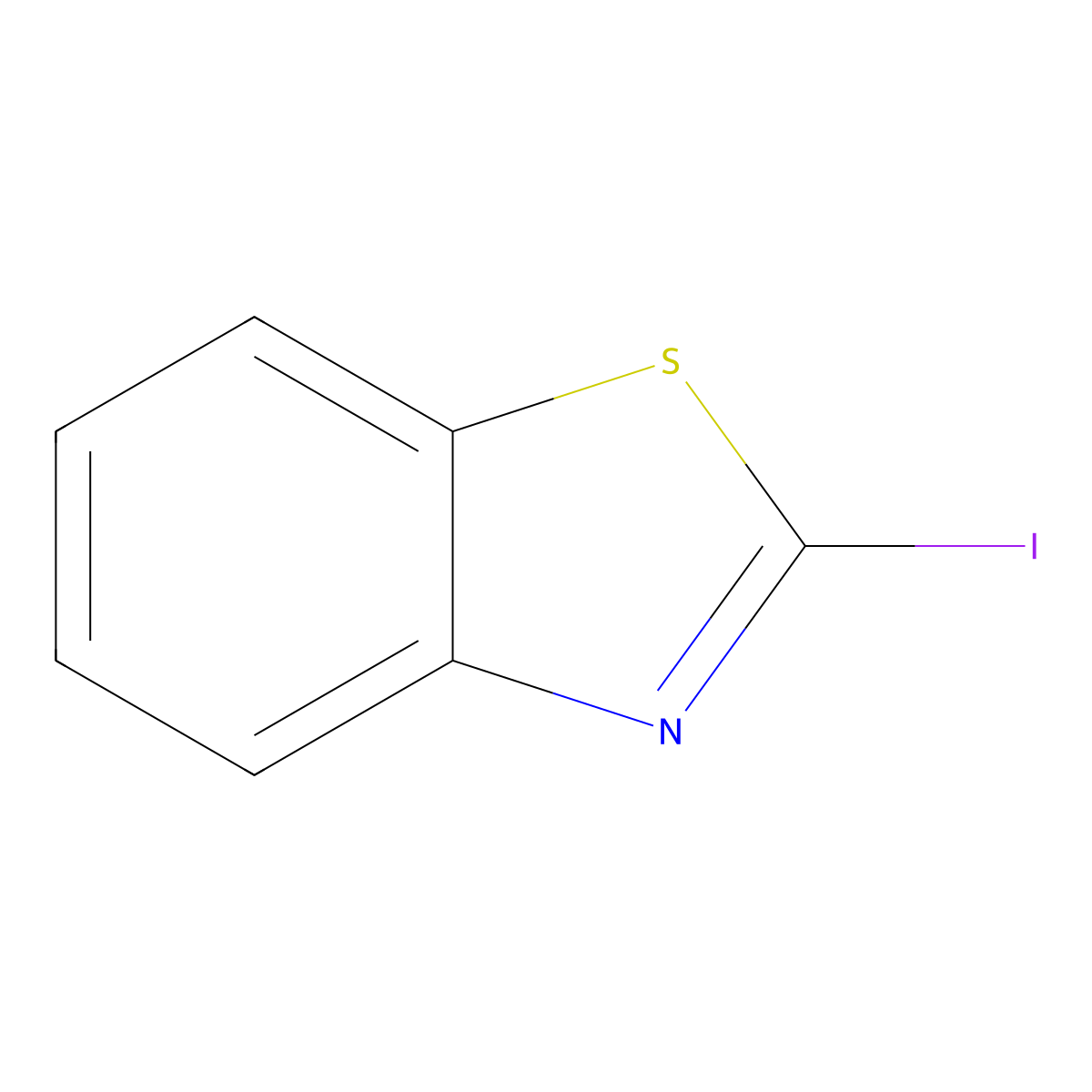 2-Iodobenzothiazole molecular structure, CAS 1123-99-5
