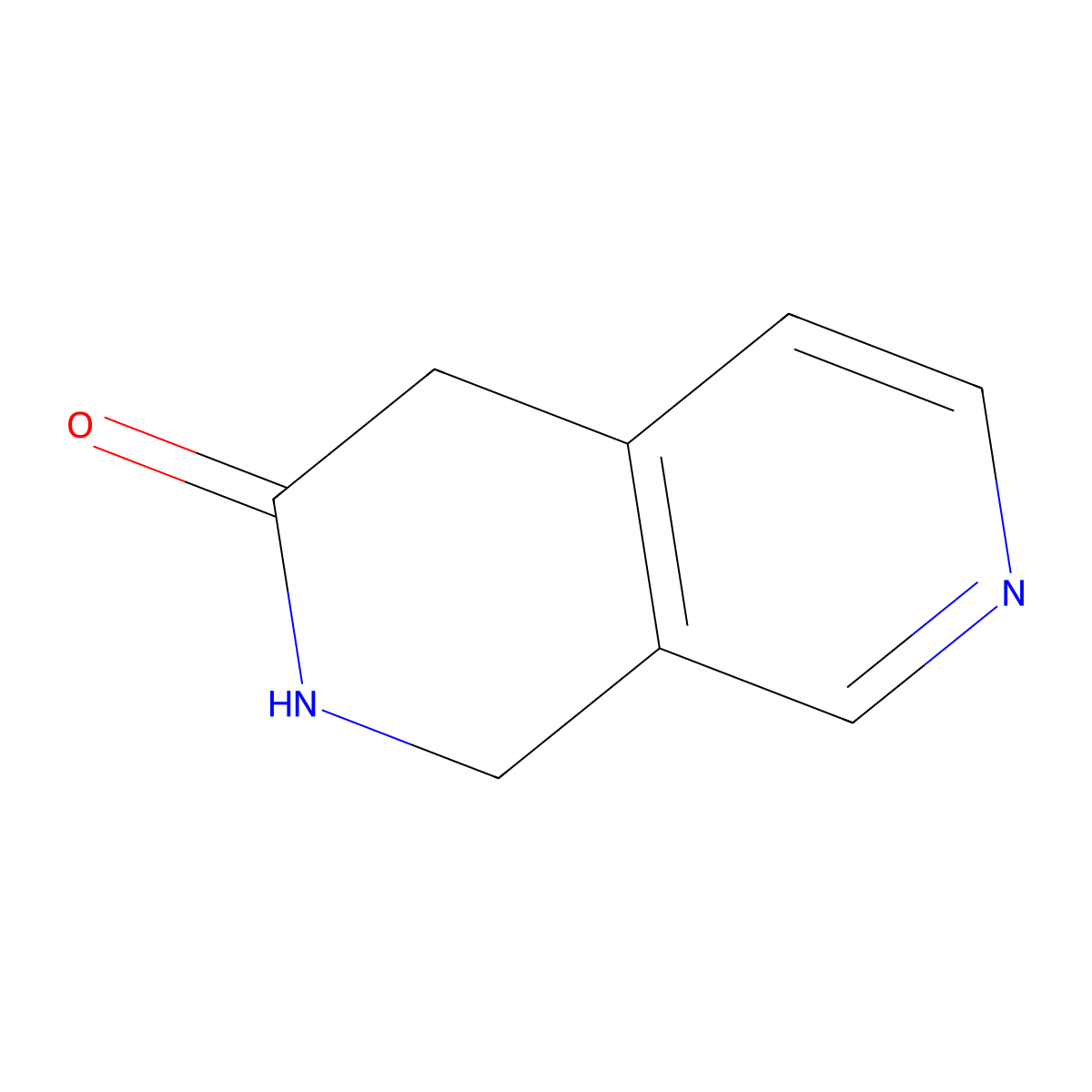 1,2-Dihydro-2,7-naphthyridin-3(4H)-one molecular structure, CAS 1123169-61-8