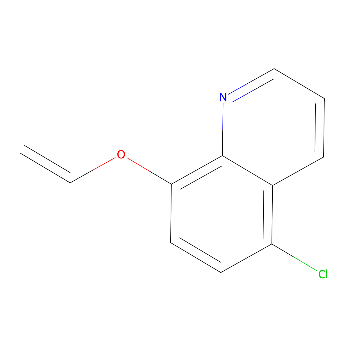 5-Chloro-8-(ethenyloxy)quinoline molecular structure, CAS 112342-77-5