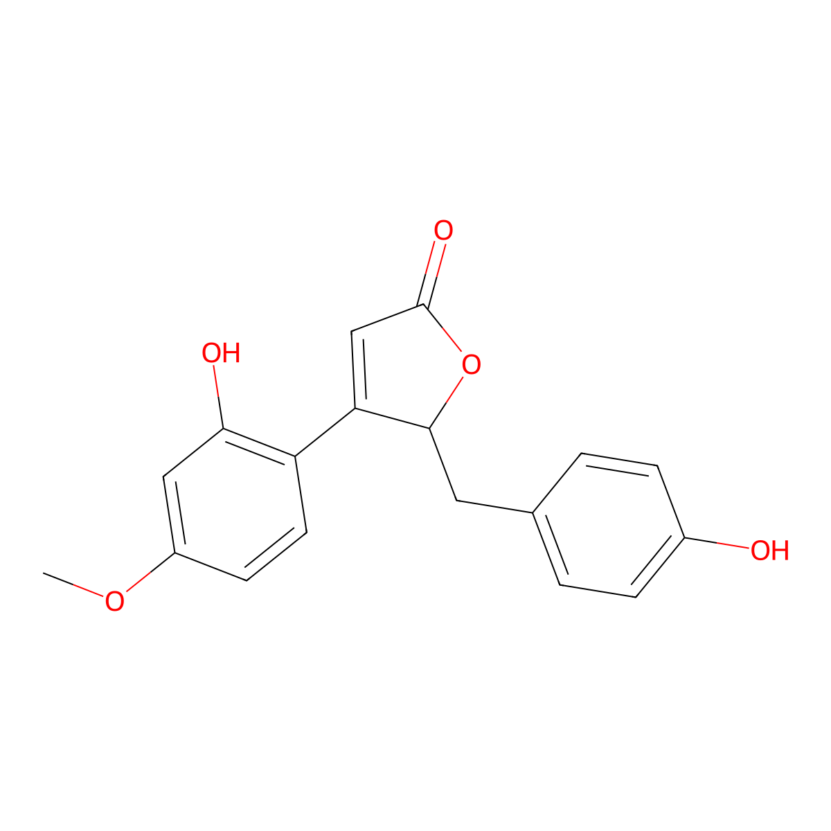 Puerol B molecular structure, CAS 112343-17-6