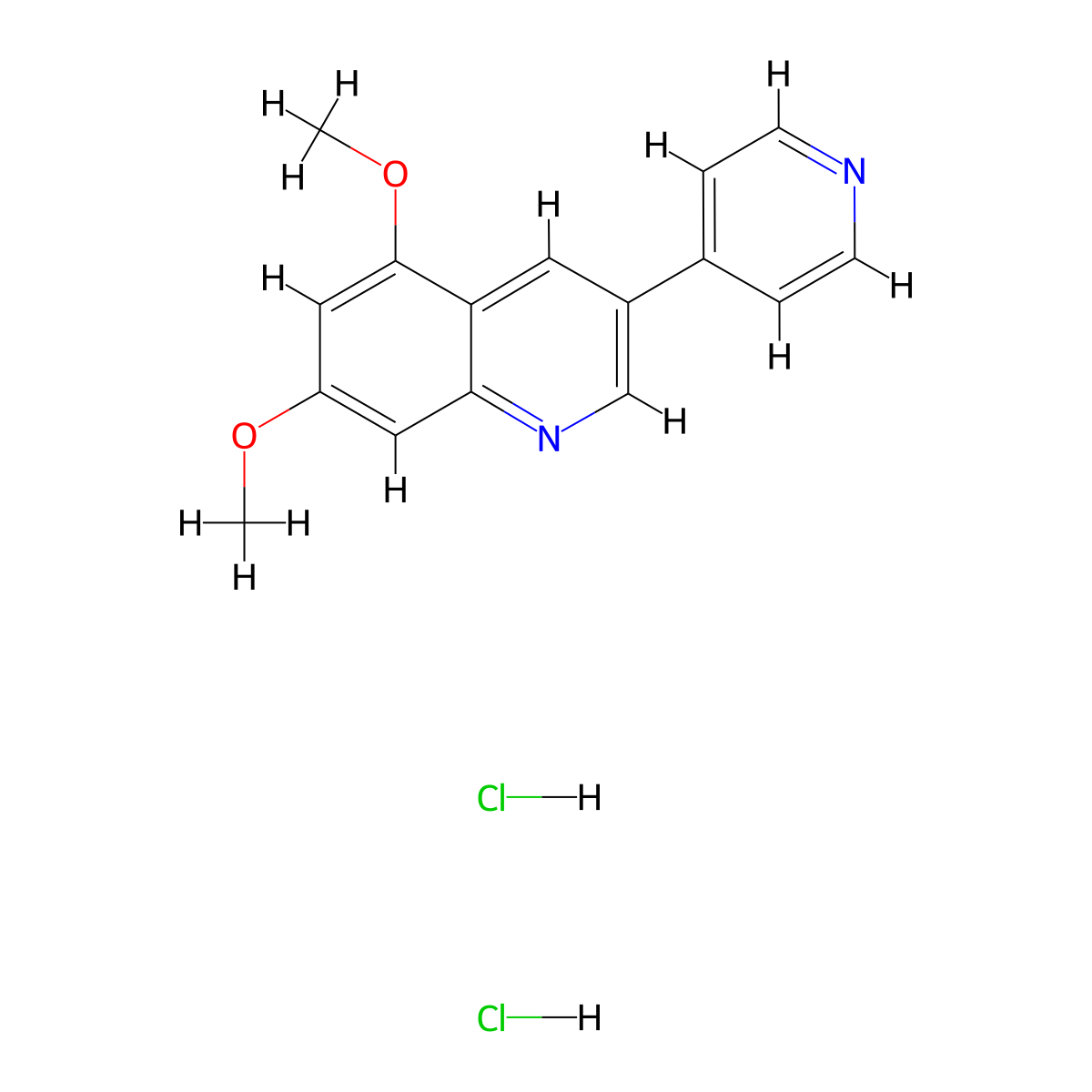 DMPQ Dihydrochloride molecular structure, CAS 1123491-15-5