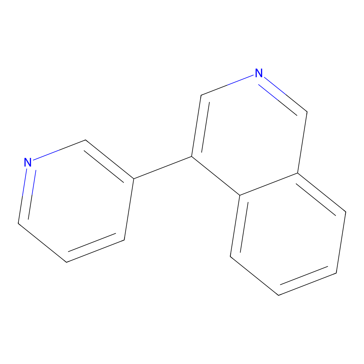 4-(3-Pyridinyl)isoquinoline molecular structure, CAS 112370-14-6
