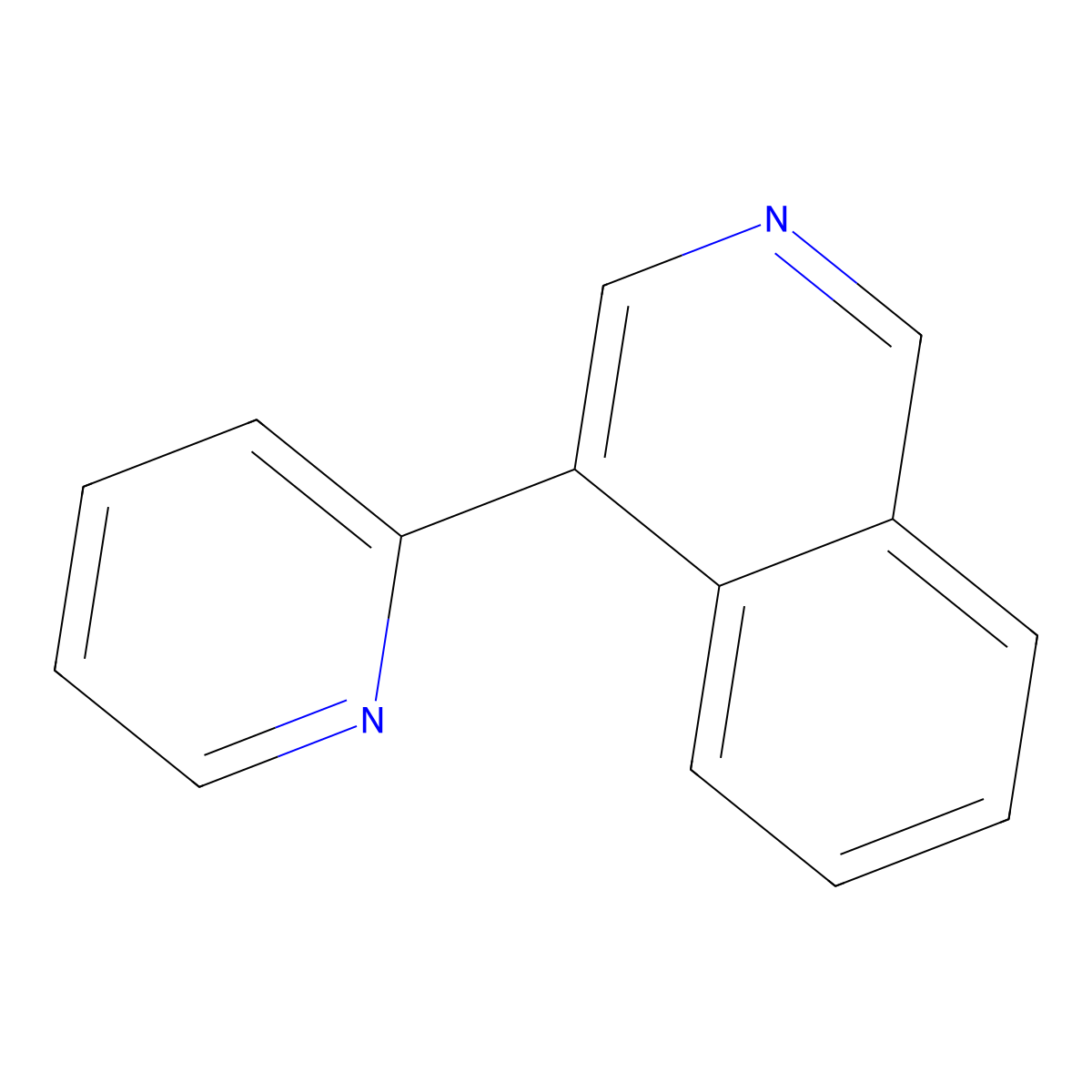 4-Pyridin-2-yl-isoquinoline molecular structure, CAS 112370-16-8