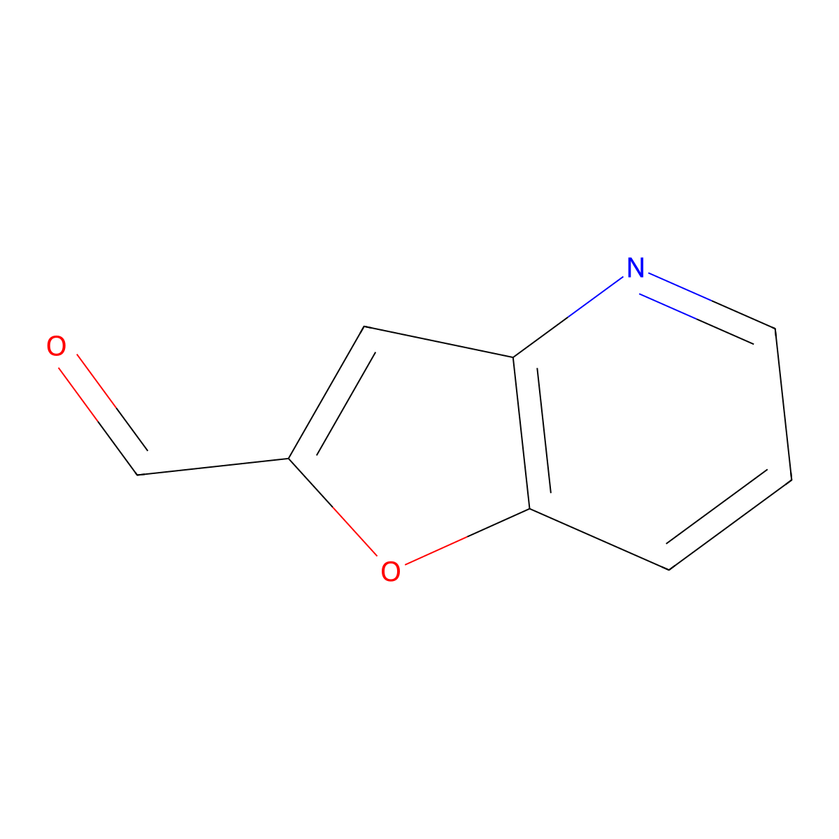Furo(3,2-b)pyridine-2-carbaldehyde molecular structure, CAS 112372-05-1