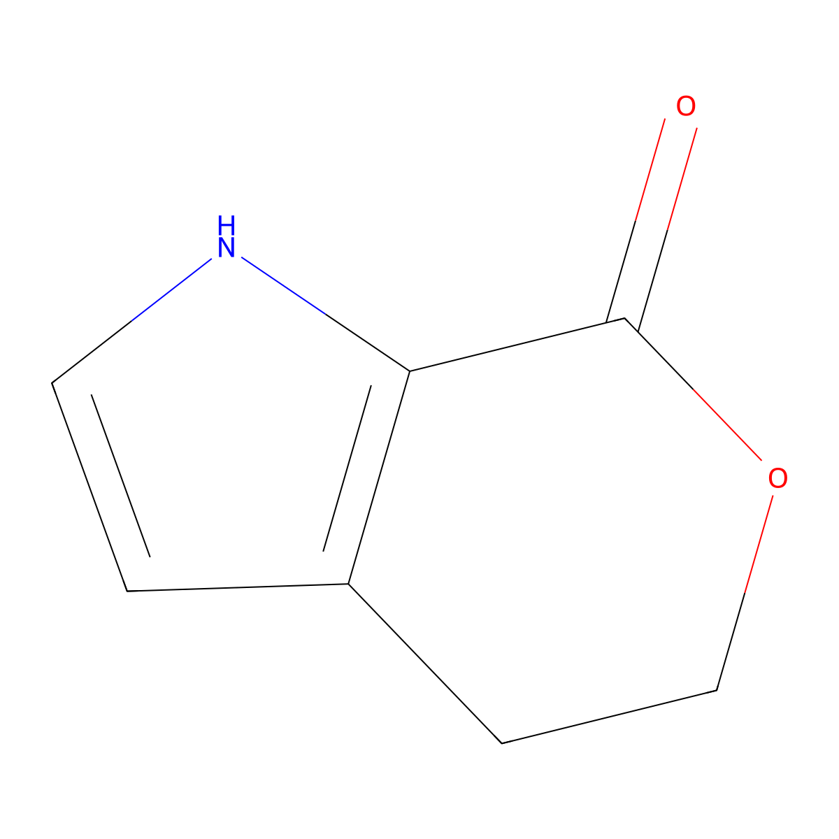 1H,4H,5H,7H-pyrano(3,4-b)pyrrol-7-one molecular structure, CAS 1123725-74-5