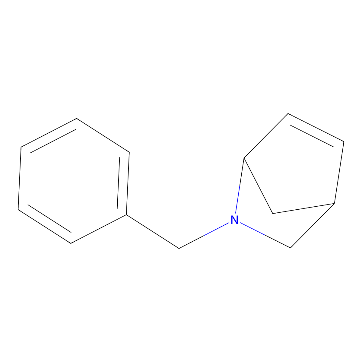 2-Benzyl-2-azabicyclo[2.2.1]hept-5-ene molecular structure, CAS 112375-05-0