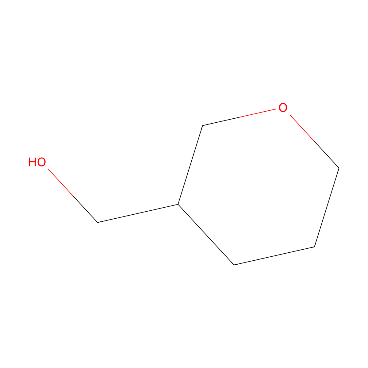 (S)-(tetrahydro-2H-pyran-3-yl)methanol molecular structure, CAS 1123786-69-5