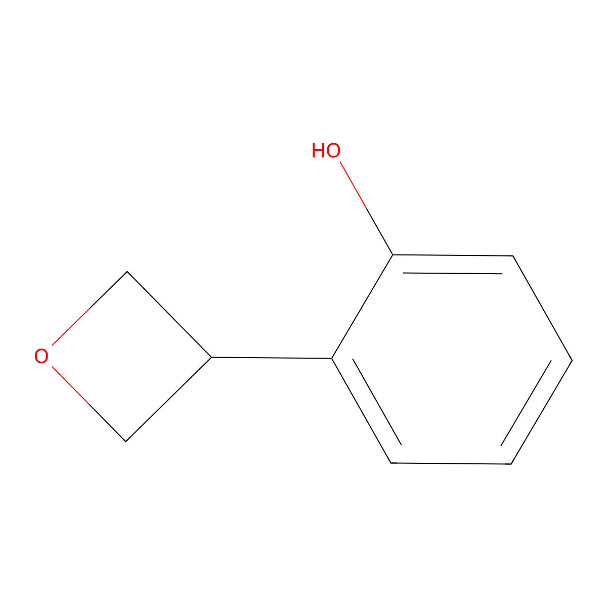 2-(Oxetan-3-yl)phenol molecular structure, CAS 1123786-81-1