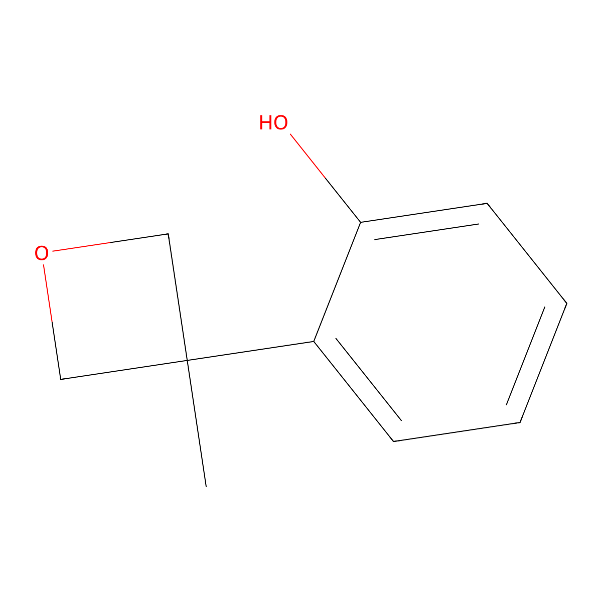 2-(3-Methyloxetan-3-yl)phenol molecular structure, CAS 1123786-84-4