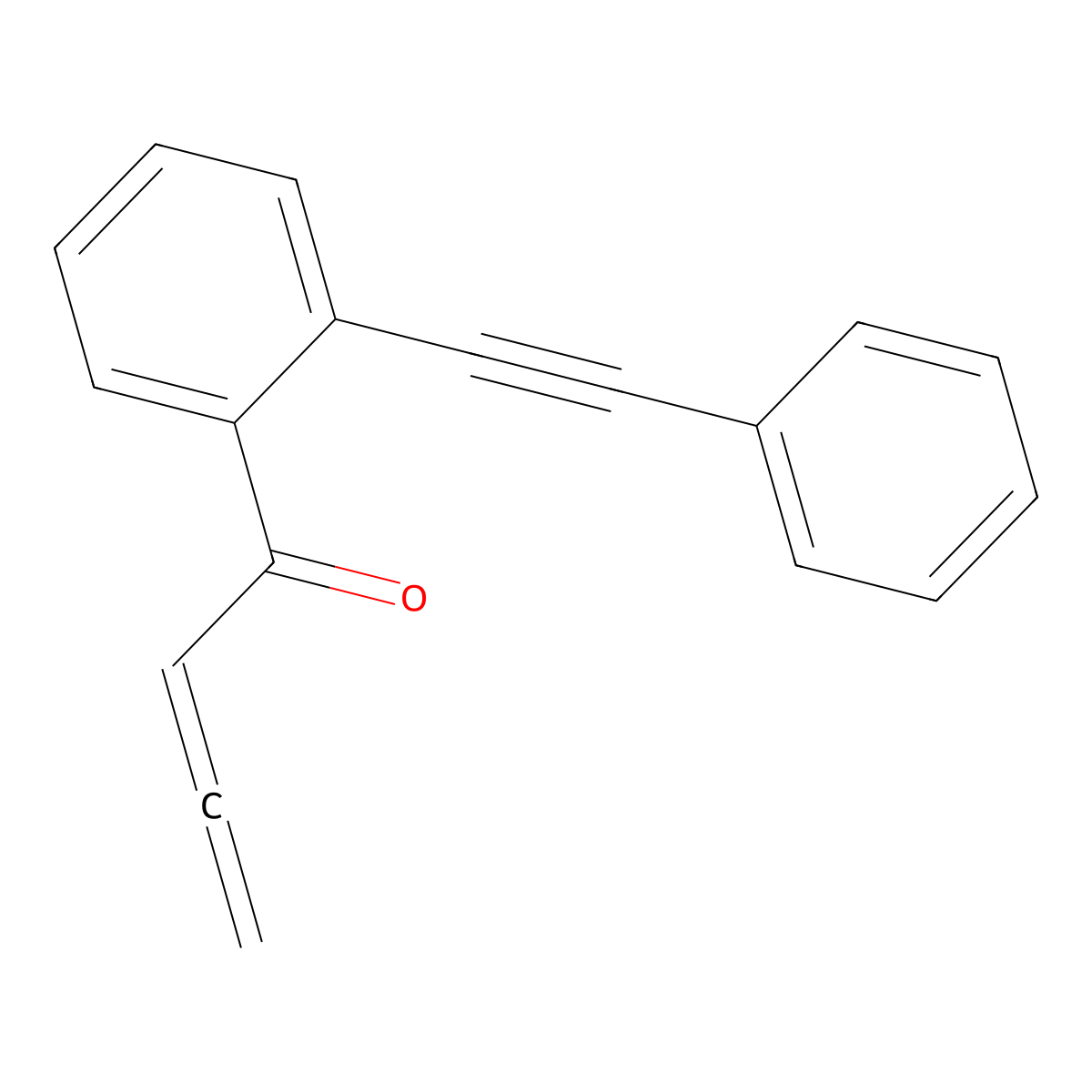 1-[2-(2-Phenylethynyl)phenyl]-2,3-butadien-1-one molecular structure, CAS 1123885-72-2