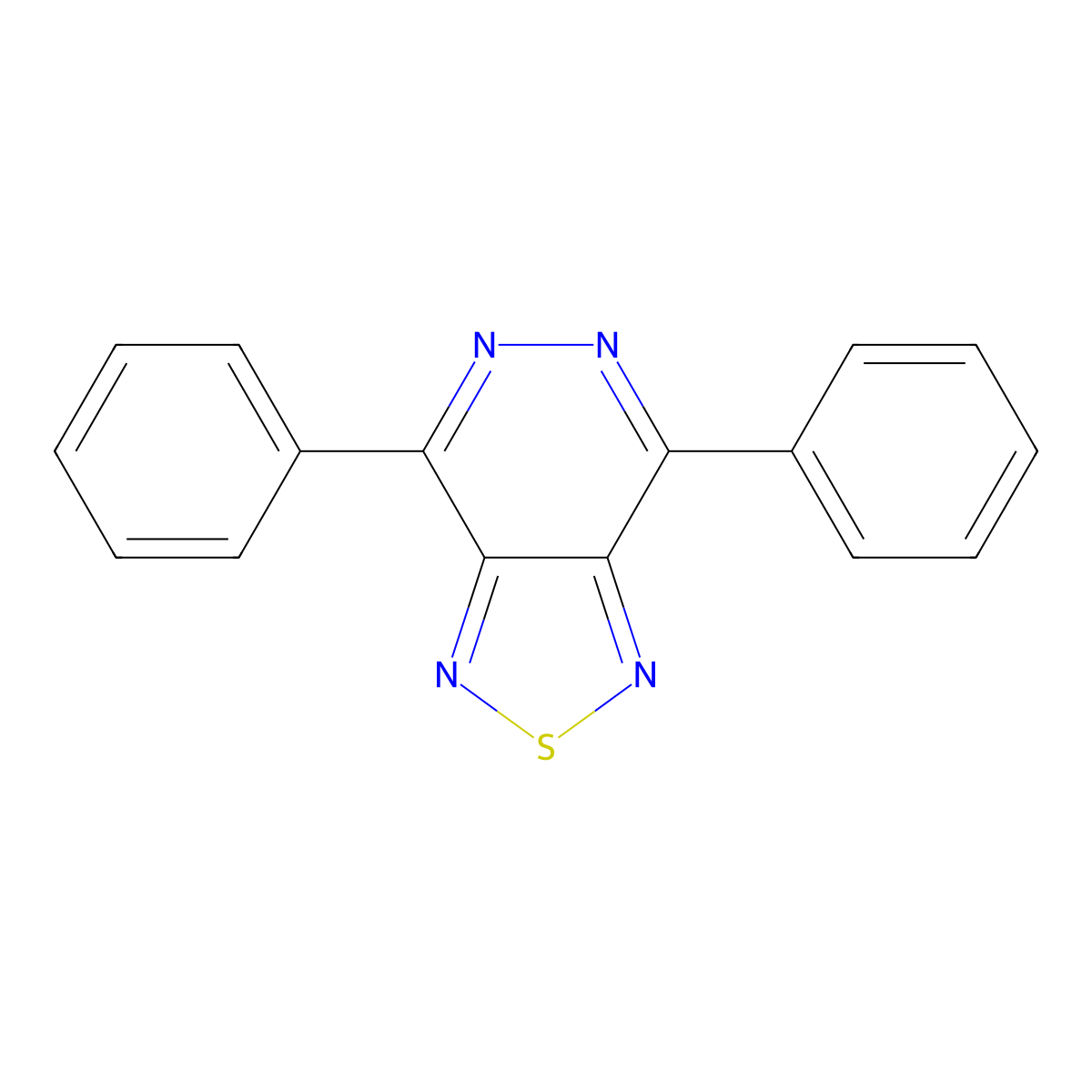 4,7-Diphenyl[1,2,5]thiadiazolo[3,4-d]pyridazine molecular structure, CAS 112390-40-6