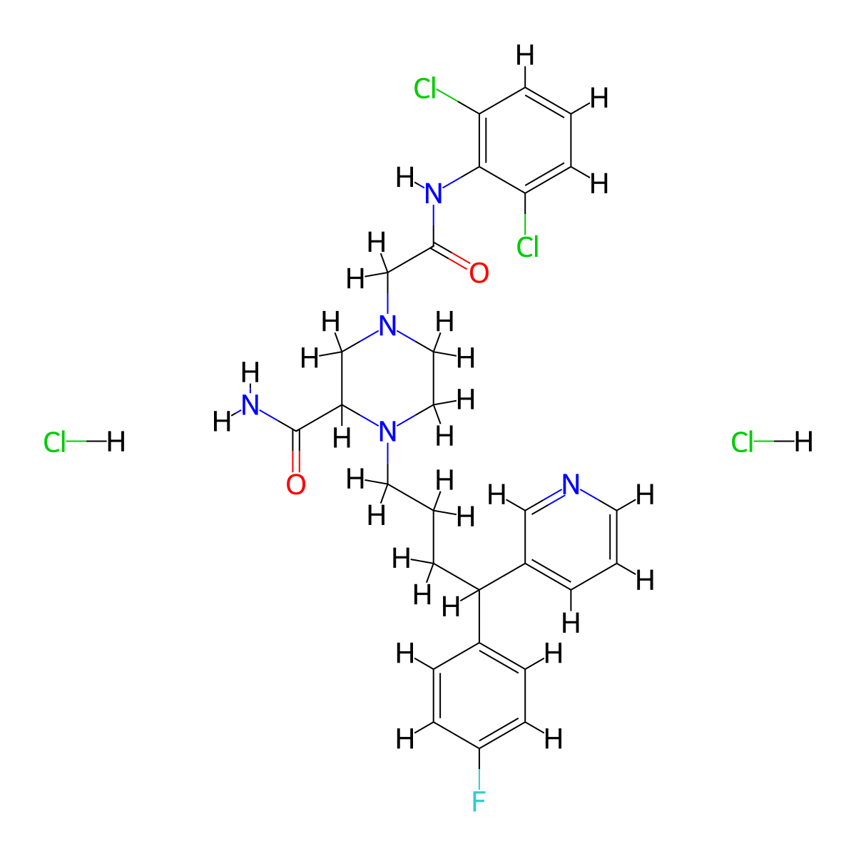 Soluflazine molecular structure, CAS 112415-83-5