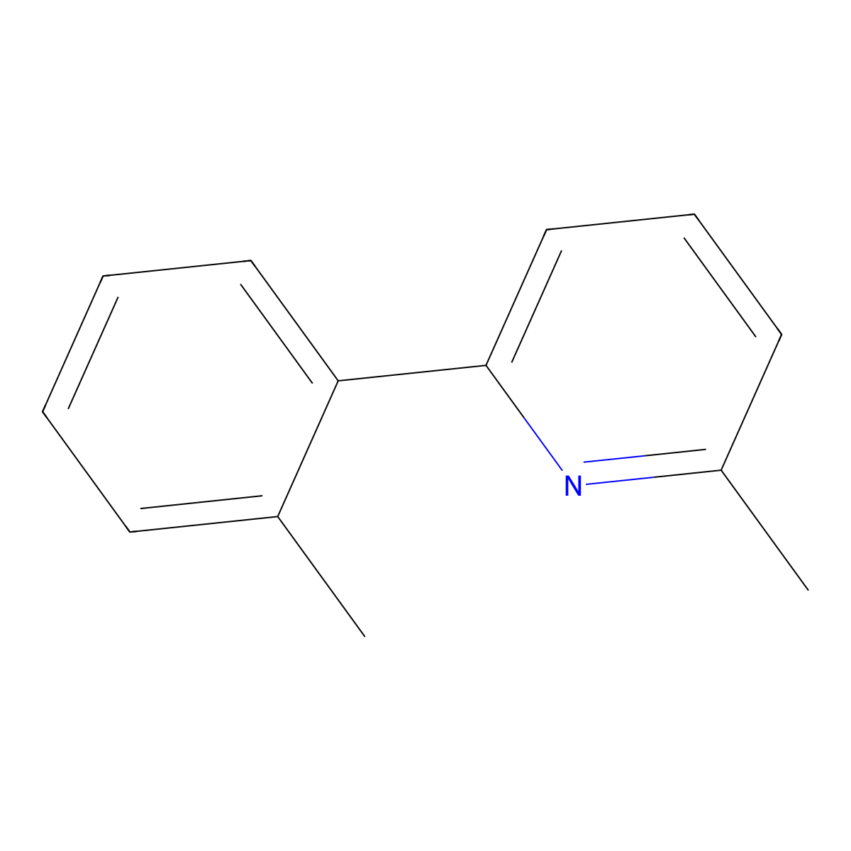 2-Methyl-6-(2-methylphenyl)pyridine molecular structure, CAS 112432-86-7