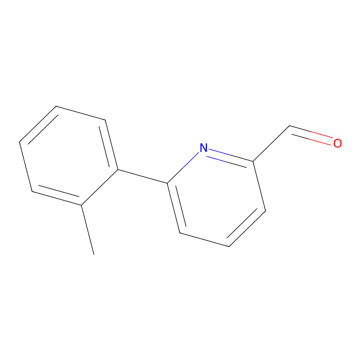 6-(2-Methylphenyl)pyridine-2-carbaldehyde molecular structure, CAS 112432-87-8