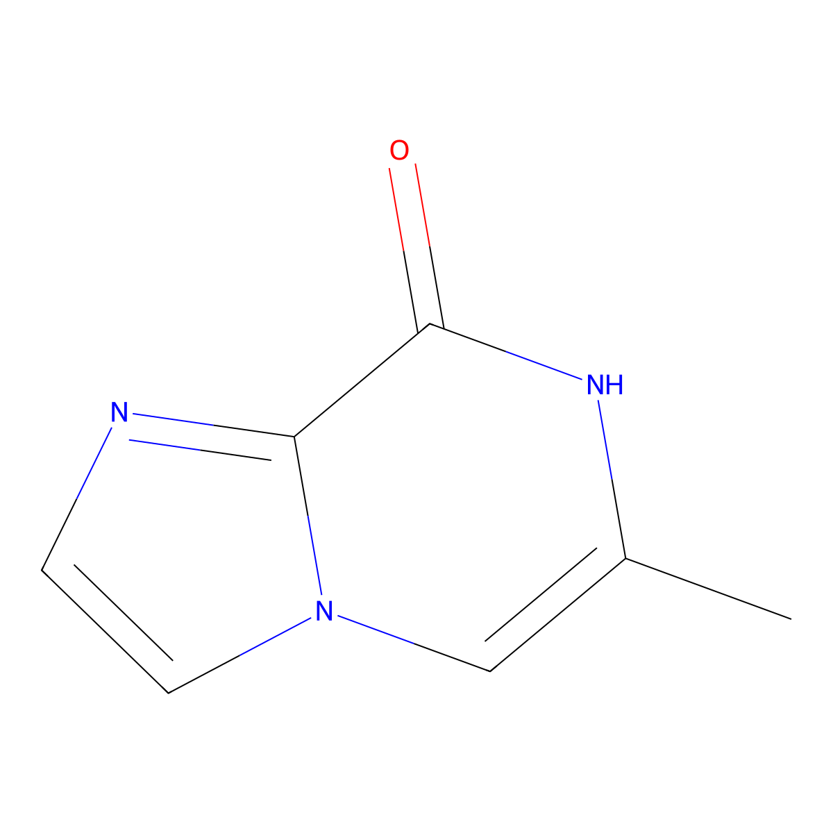 8-Hydroxy-6-methylimidazo[1,2-a]pyrazine molecular structure, CAS 1124321-45-4
