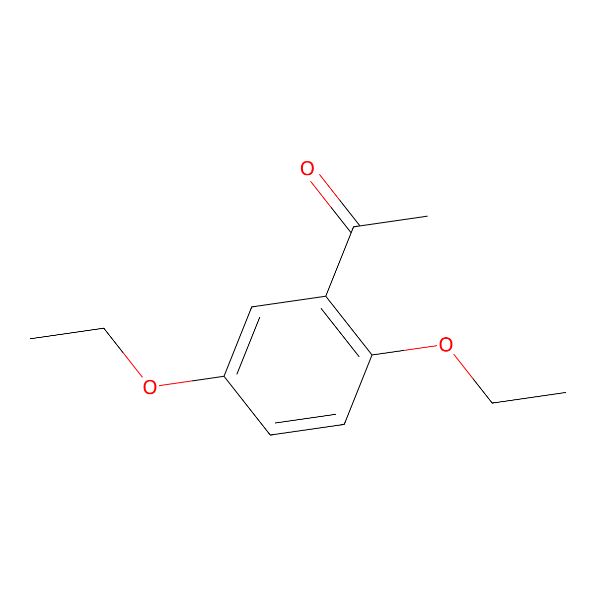 1-(2,5-Diethoxyphenyl)ethan-1-one molecular structure, CAS 112434-80-7