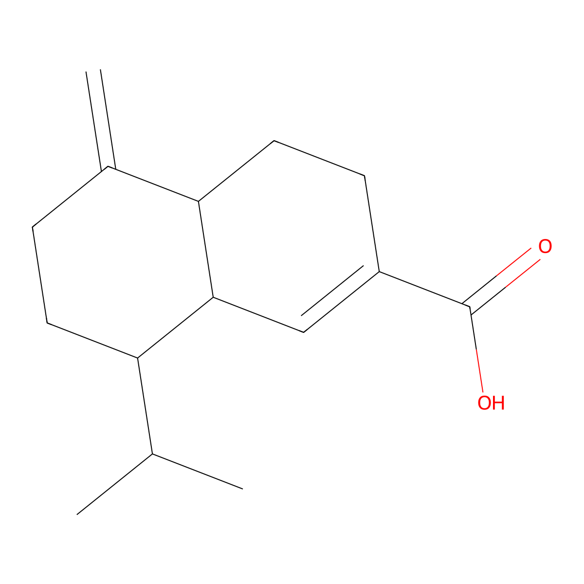 (-)-Cadin-4,10(15)-dien-11-oic acid molecular structure, CAS 1124353-23-6