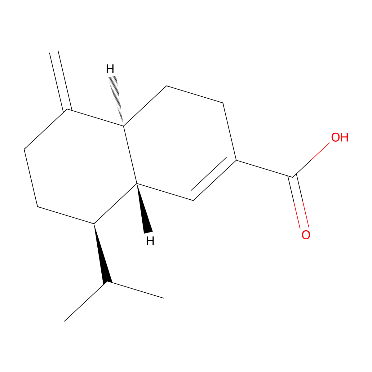 (-)-Cadin-4,10(15)-dien-11-oic acid molecular structure, CAS 1124353-23-6