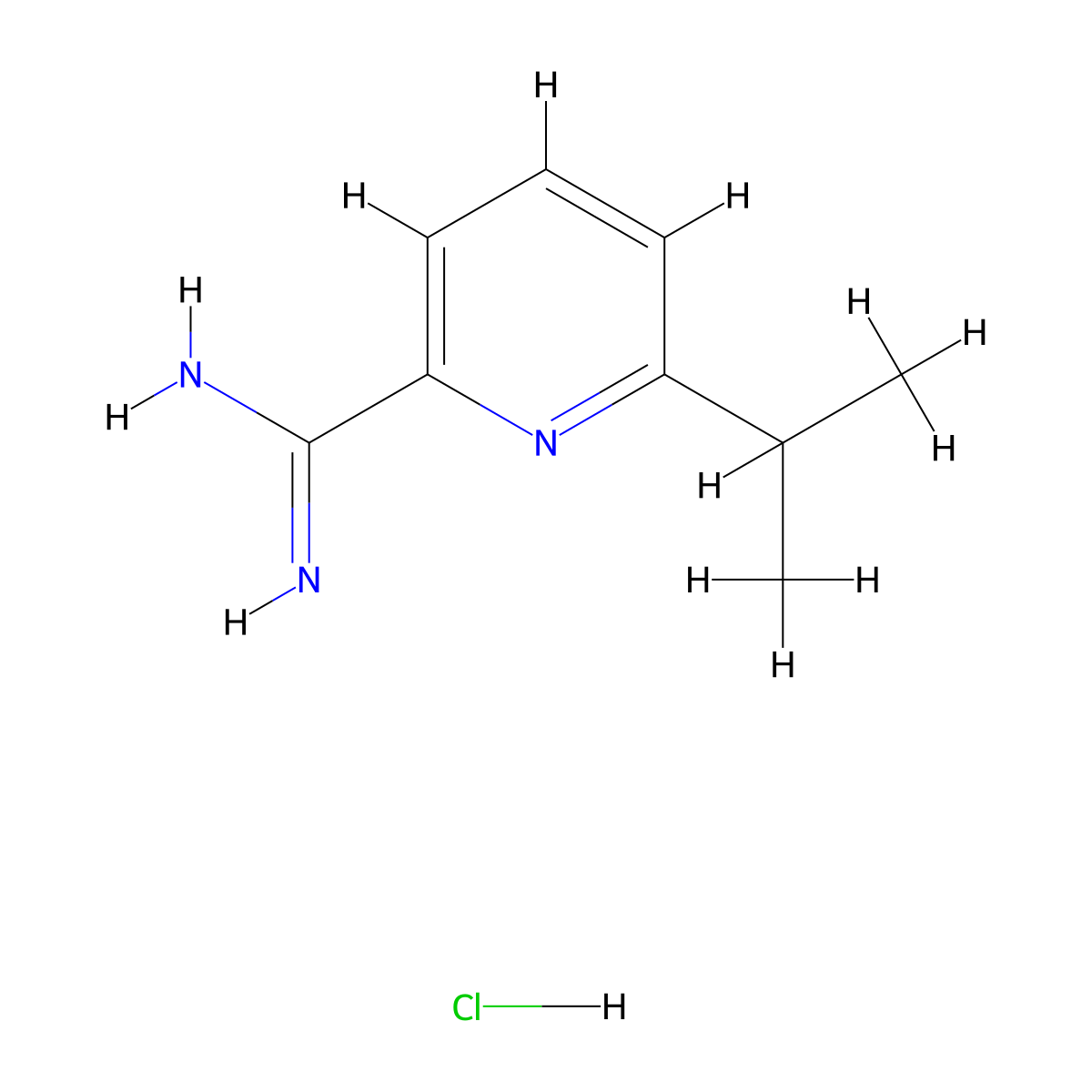 6-Isopropylpicolinimidamide hydrochloride molecular structure, CAS 112451-64-6