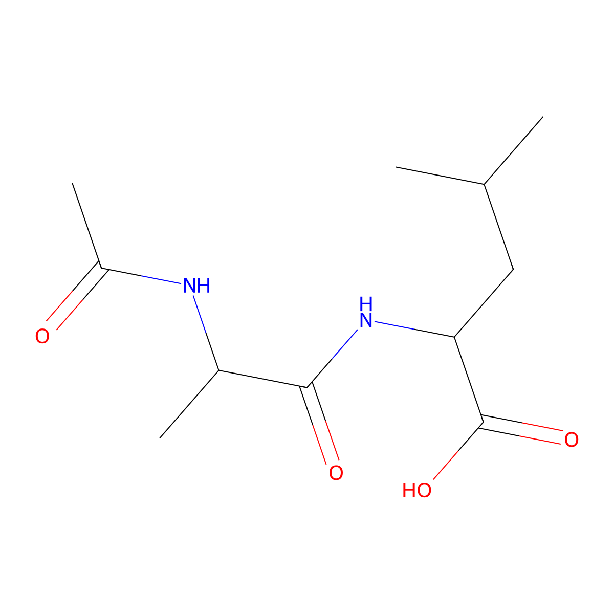 (2S)-2-[(2R)-2-acetamidopropanamido]-4-methylpentanoic acid molecular structure, CAS 112470-85-6
