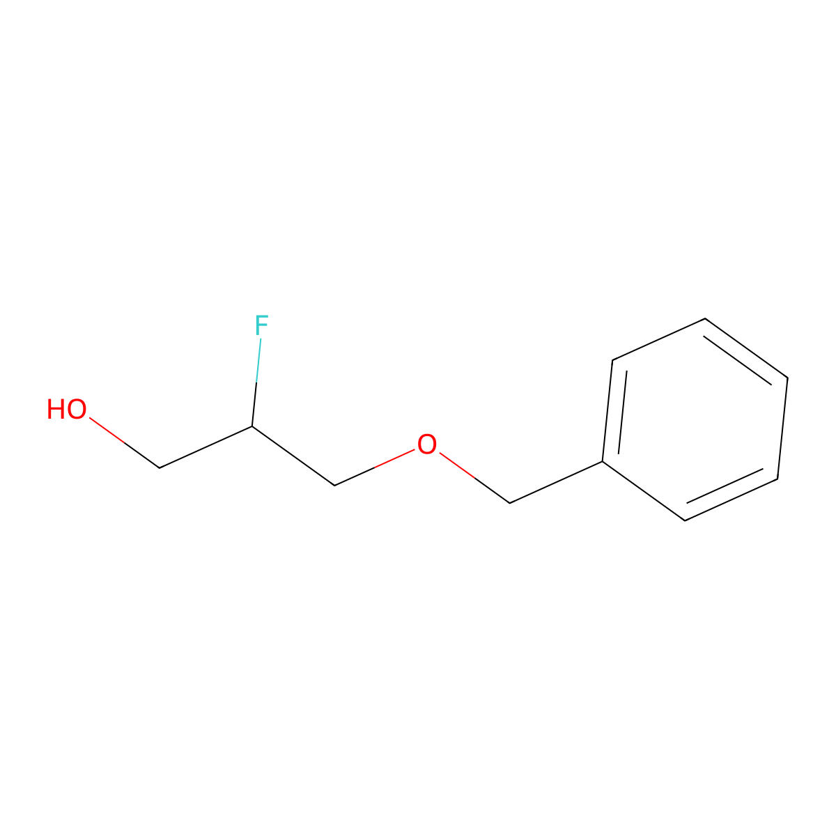 3-(Benzyloxy)-2-fluoropropan-1-ol molecular structure, CAS 112482-37-8