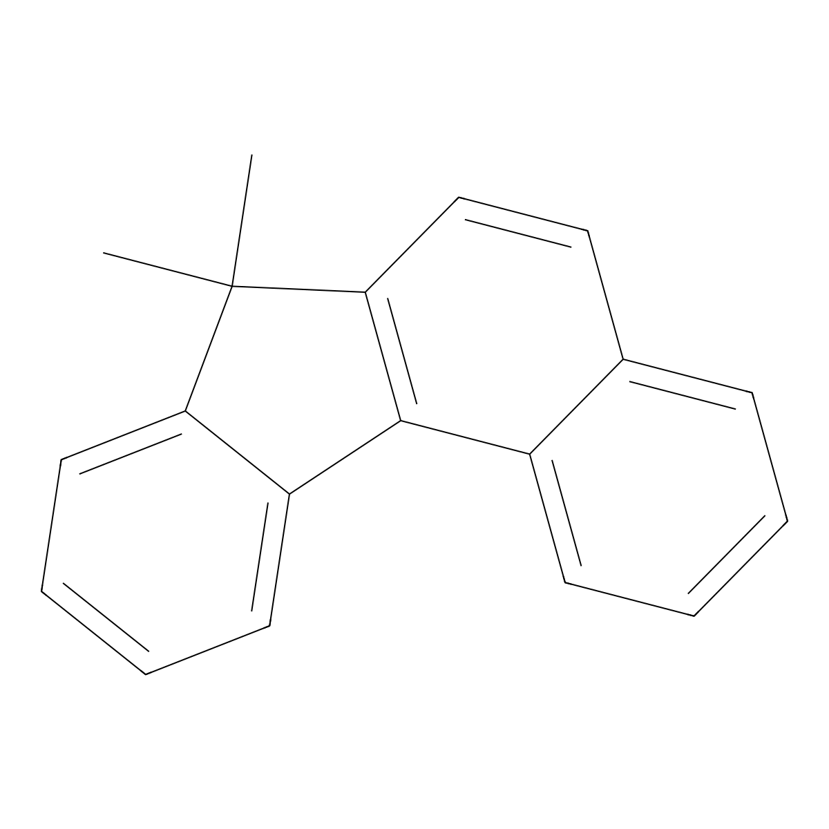 7,7-Dimethyl-7H-benzo[c]fluorene molecular structure, CAS 112486-09-6