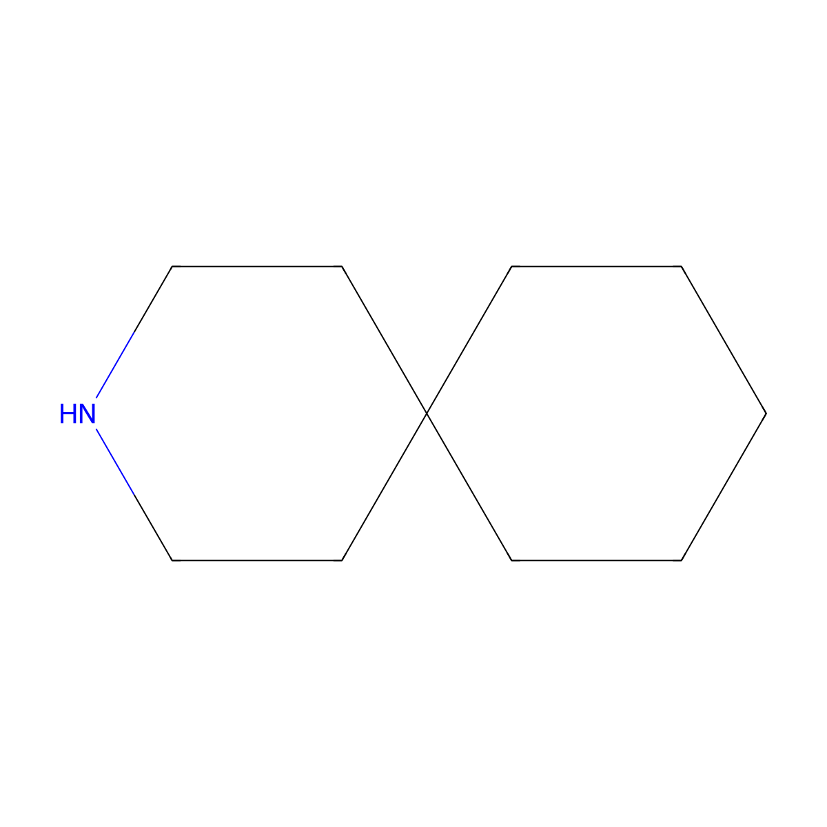 3-Azaspiro(5.5)undecane hydrochloride molecular structure, CAS 1125-01-5