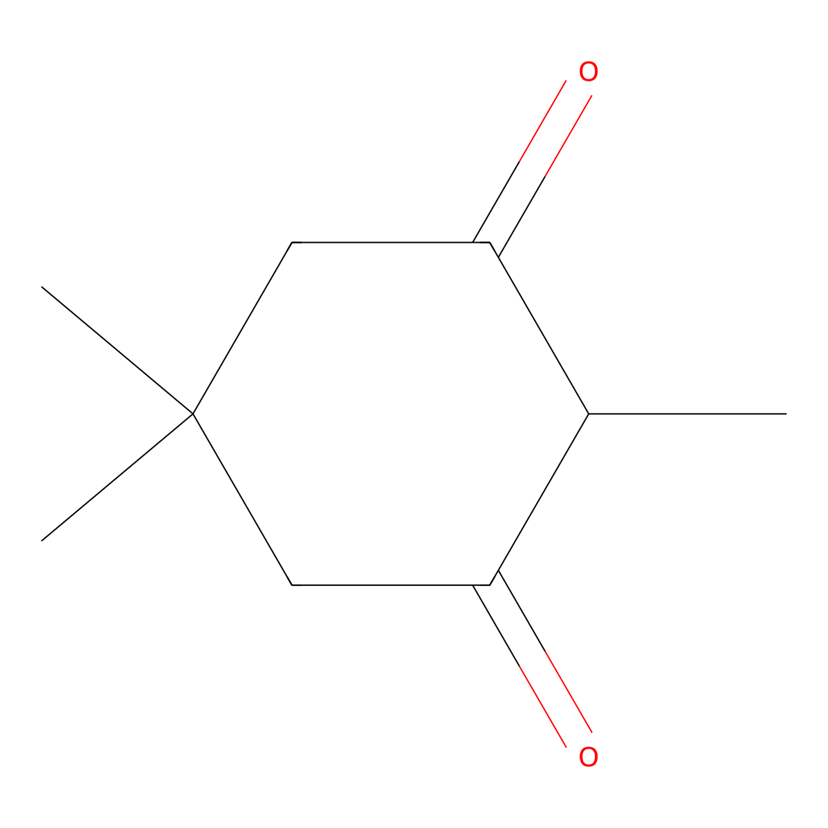 1,3-Cyclohexanedione, 2,5,5-trimethyl- molecular structure, CAS 1125-11-7