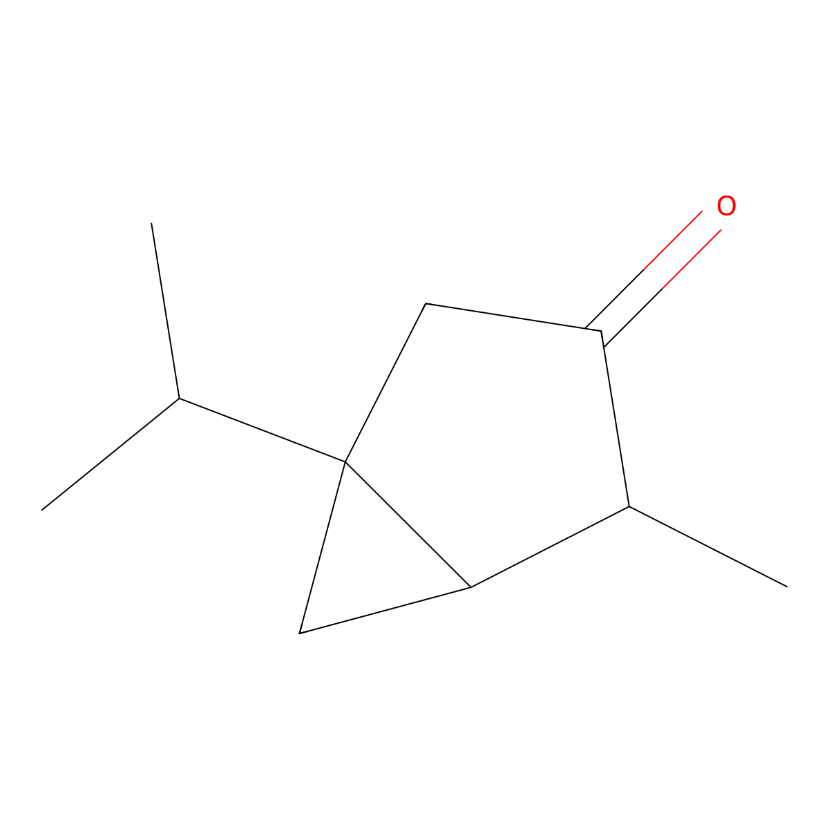 3-Thujanone molecular structure, CAS 1125-12-8